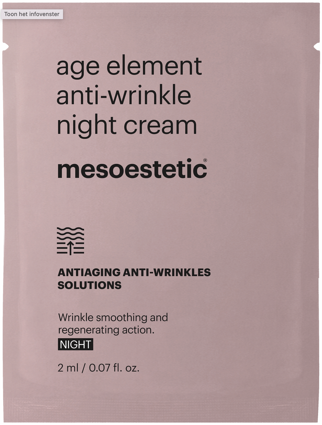 Age Element Anti-wrinkle Night Cream Sample