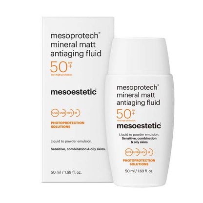 Mesoestetic Mesoprotech Mineral Matt Antiaging Fluid SPF 50+ 50 ml